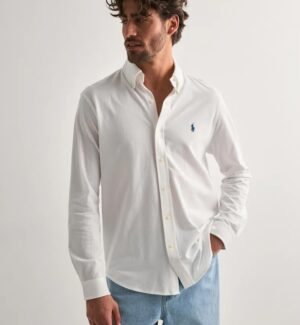 Classic white cotton shirt